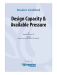 Design Capacity & Available Pressure Student Workbook